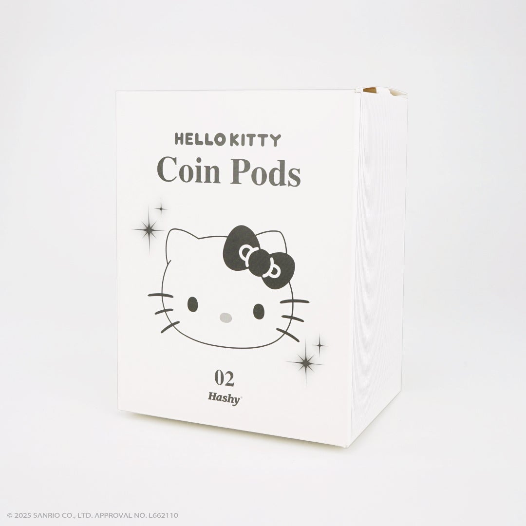 新商品】モノトーンデザインの貯金箱『コインポッズ（ハローキティmono