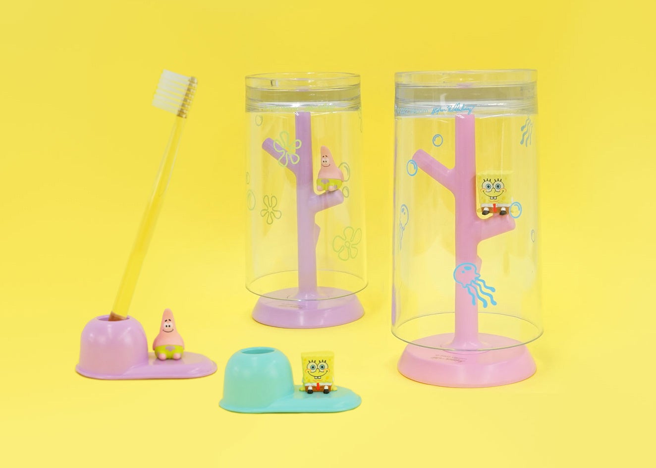スポンジボブとパトリックのミニフィギュアがかわいい うがいコップ スタンドと 歯ブラシスタンドで新登場 株式会社ハシートップイン Hashyのプレスリリース スポンジボブとパトリックのミニフィギュアがかわいい うがいコップ スタンドと 歯ブラシスタンドで新登場 株式会社ハシートップイン Hashyのプレスリリース