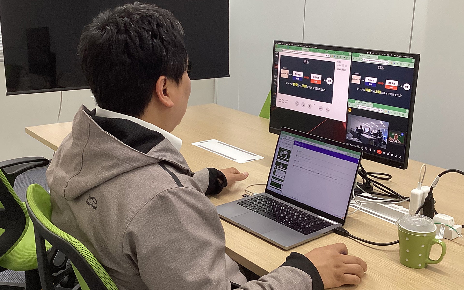 講師側の授業風景