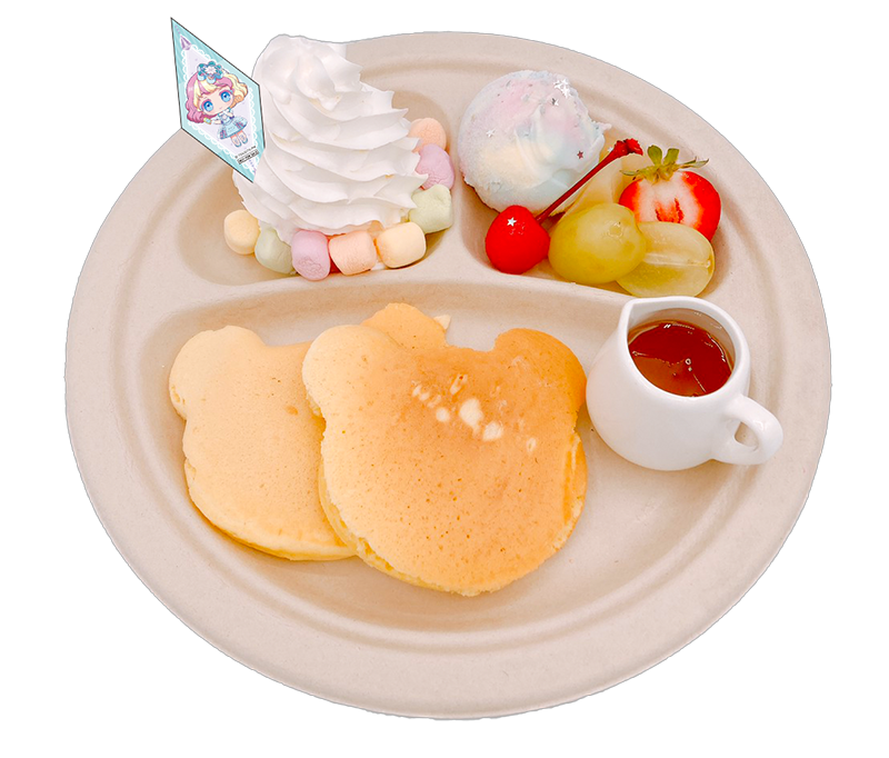 それ素敵だね〜 みるきの好きなもの全部⼊りデザートだお♡（ぺこり）