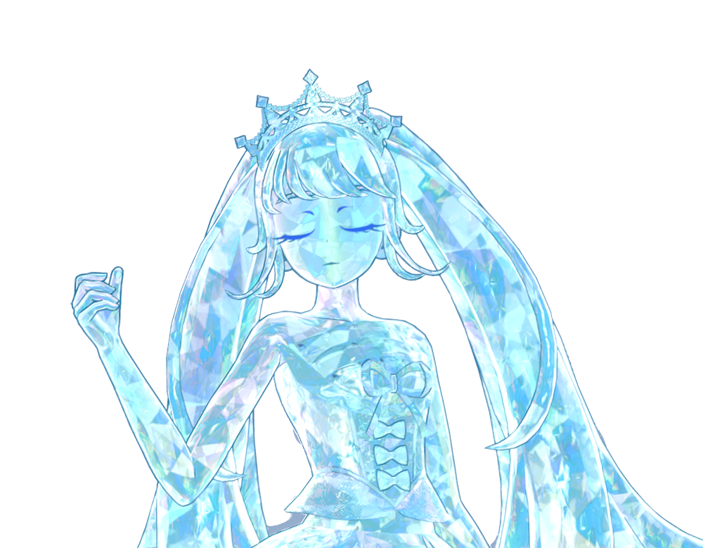 ひめめ（CV：芹澤 優）／ プリンセスガーデンで１０００年の眠りについているコーデメイツのプリンセス。プリマジスタたちを想い、新ブランド「プリンセスマジック」のコーデを生み出している。