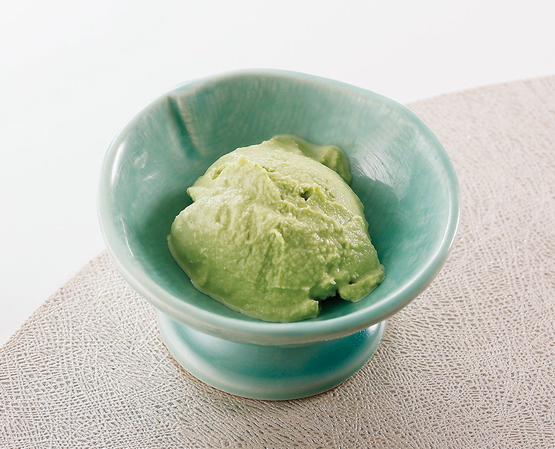 「抹茶アイス」 （抹茶オレの素＋牛乳）