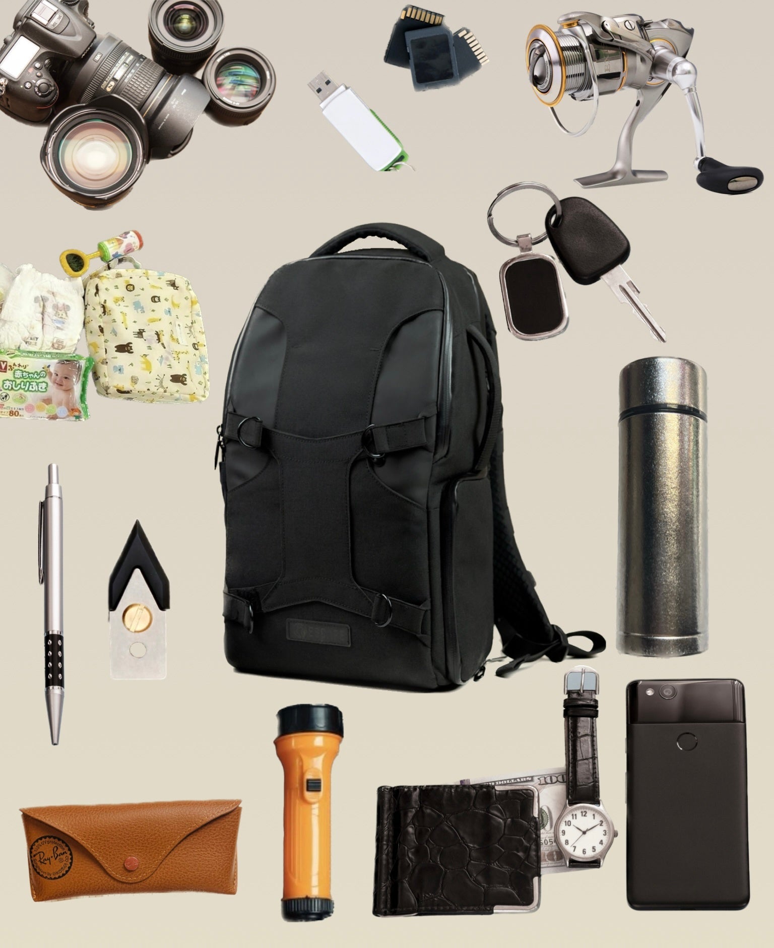 用途に合わせて変化する！二段構造式バッグ | 株式会社RINOCOCOの