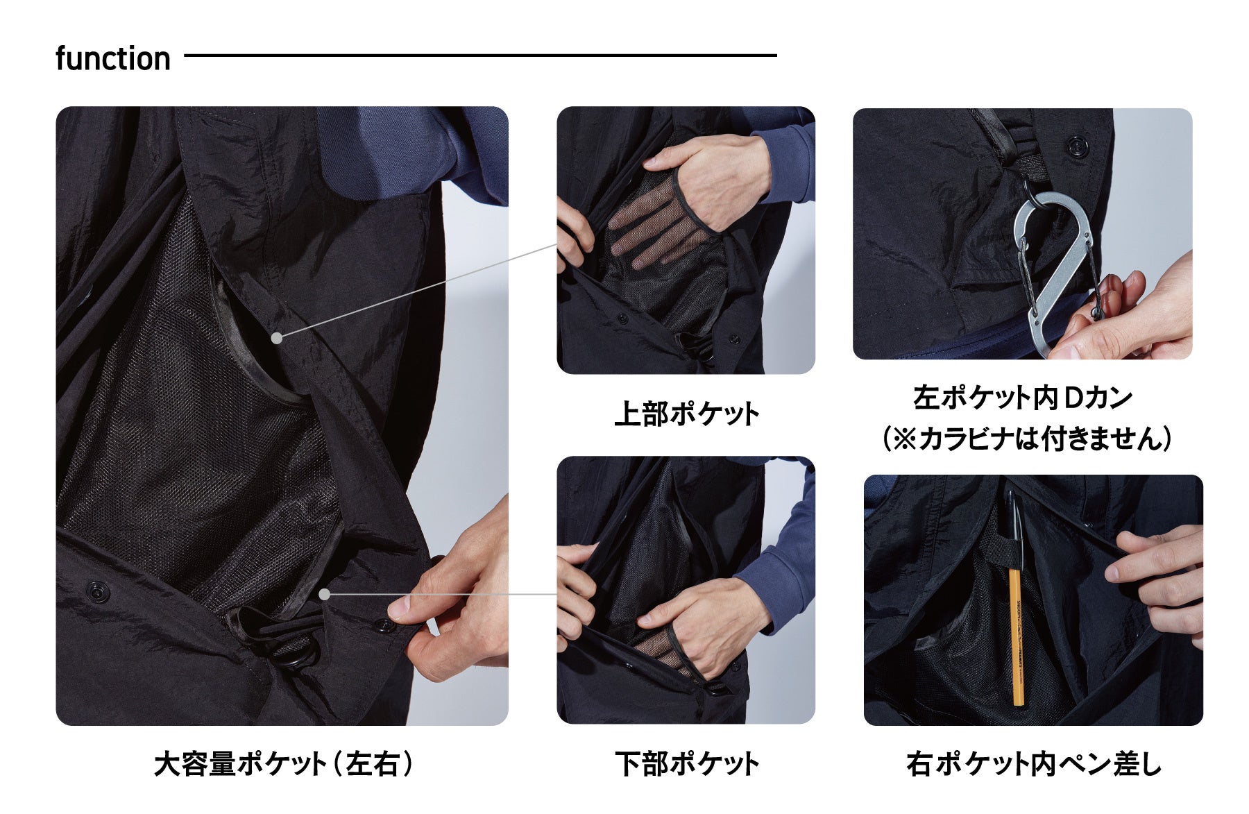 FB-230　フーバーユーティリティーベストの機能