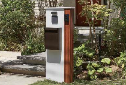 機能とデザインを融合させたモダンテイストな門柱