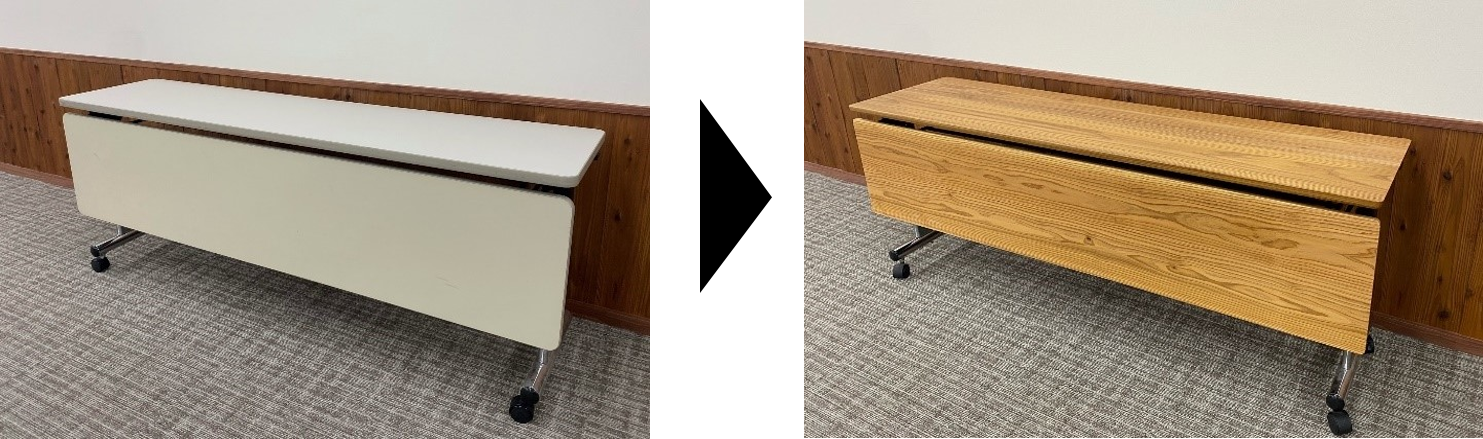 オフィス家具の木質化提案【建築資材事業】