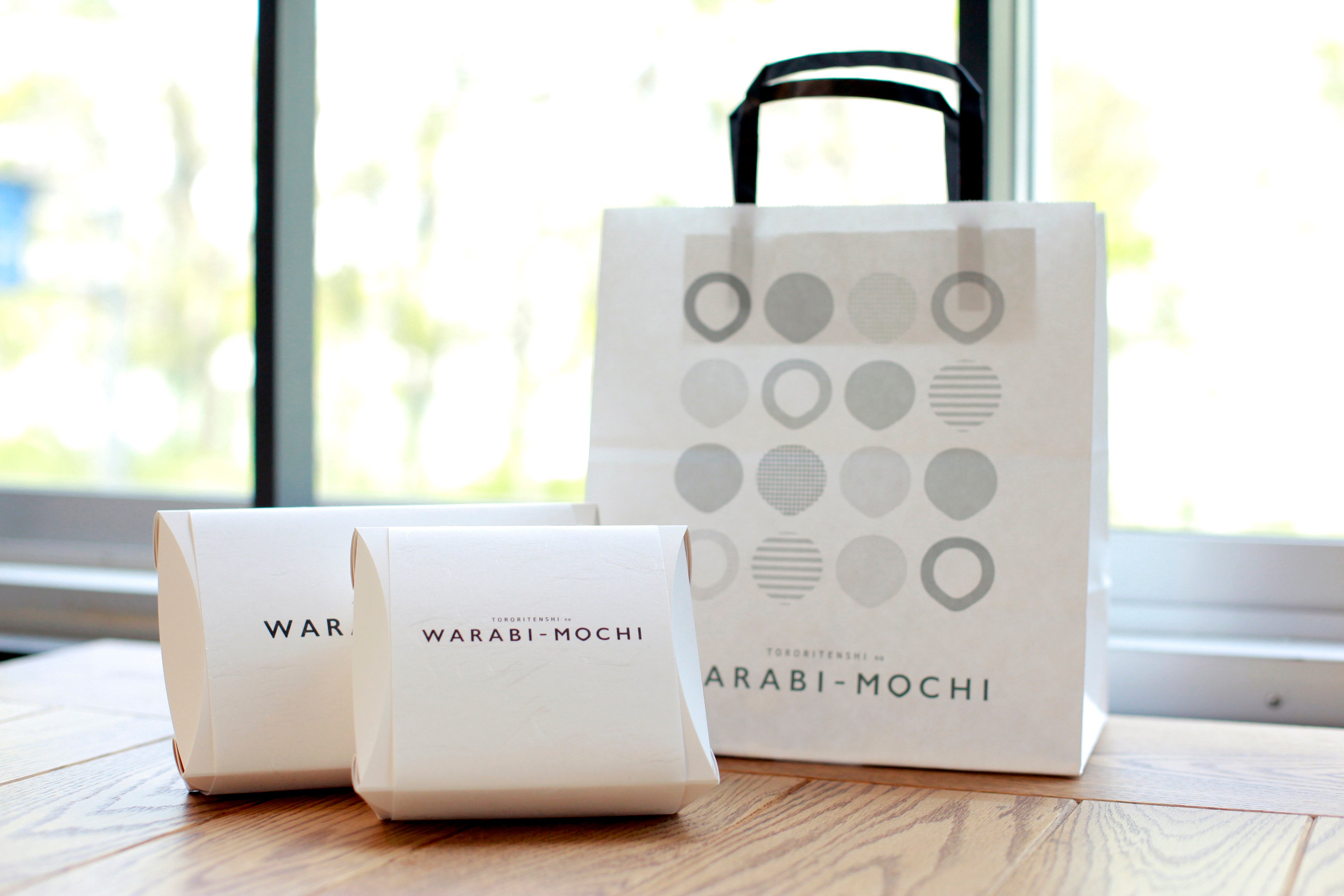 とろり天使のわらびもちオリジナルパッケージ