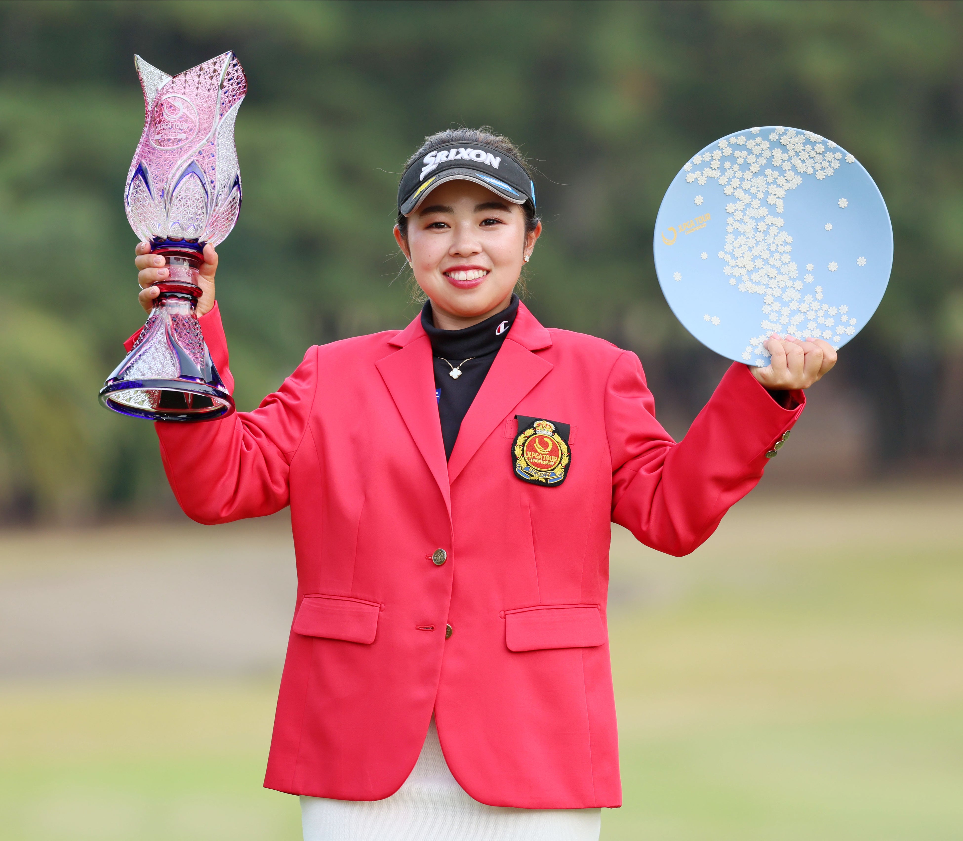 JLPGAツアーチャンピオンシップリコーカップ2022優勝 山下美夢有_©日刊スポーツ／アフロ