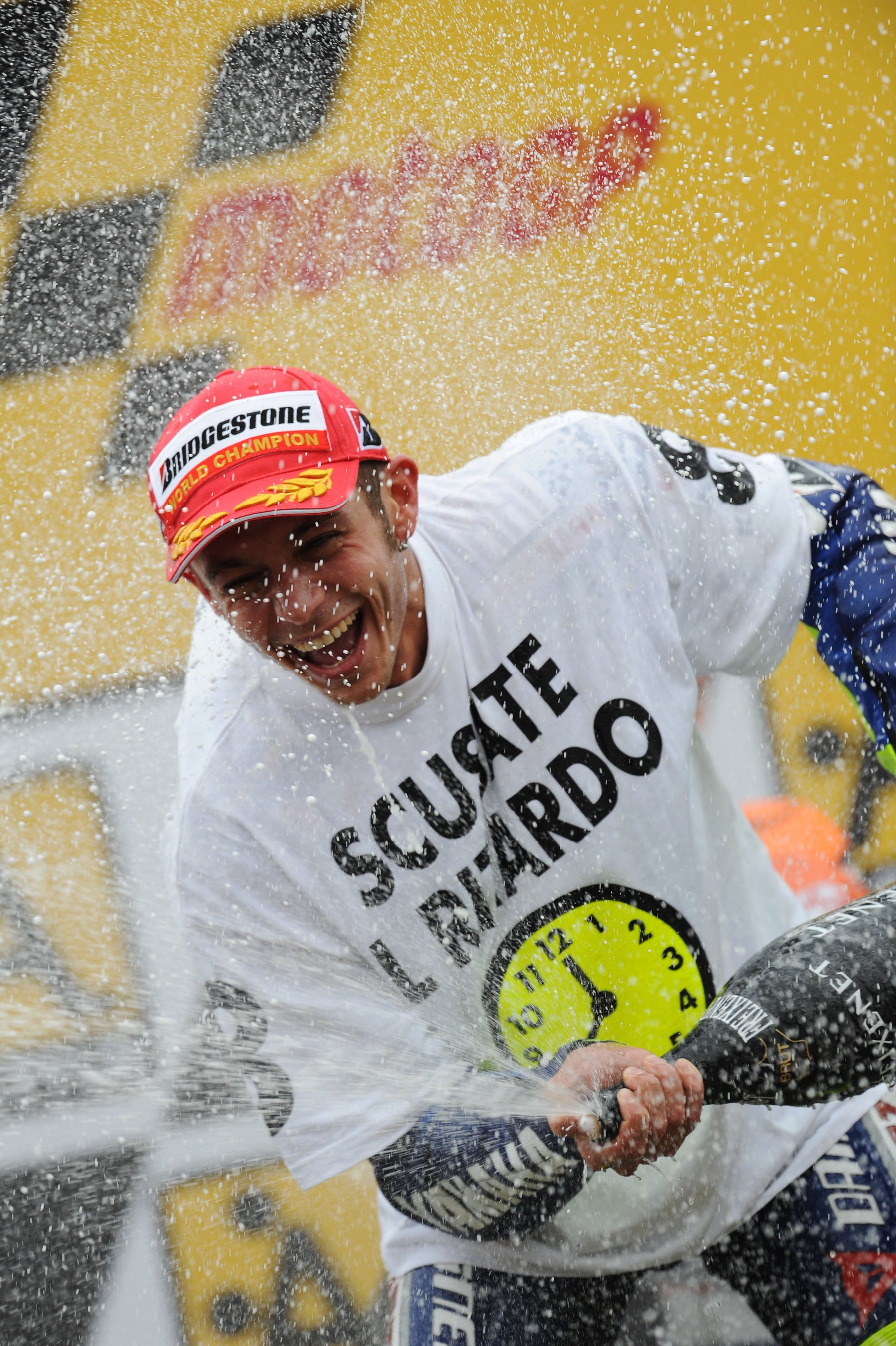 2008 MotoGP 第15戦日本GP V.ロッシ王者決定_©アフロスポーツ