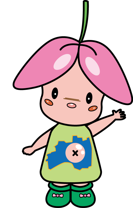 本宮市のイメージキャラクター「まゆみちゃん」