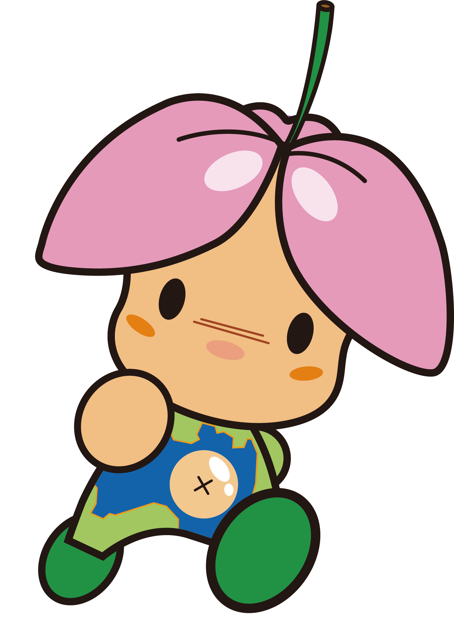 本宮市のイメージキャラクター「まゆみちゃん」