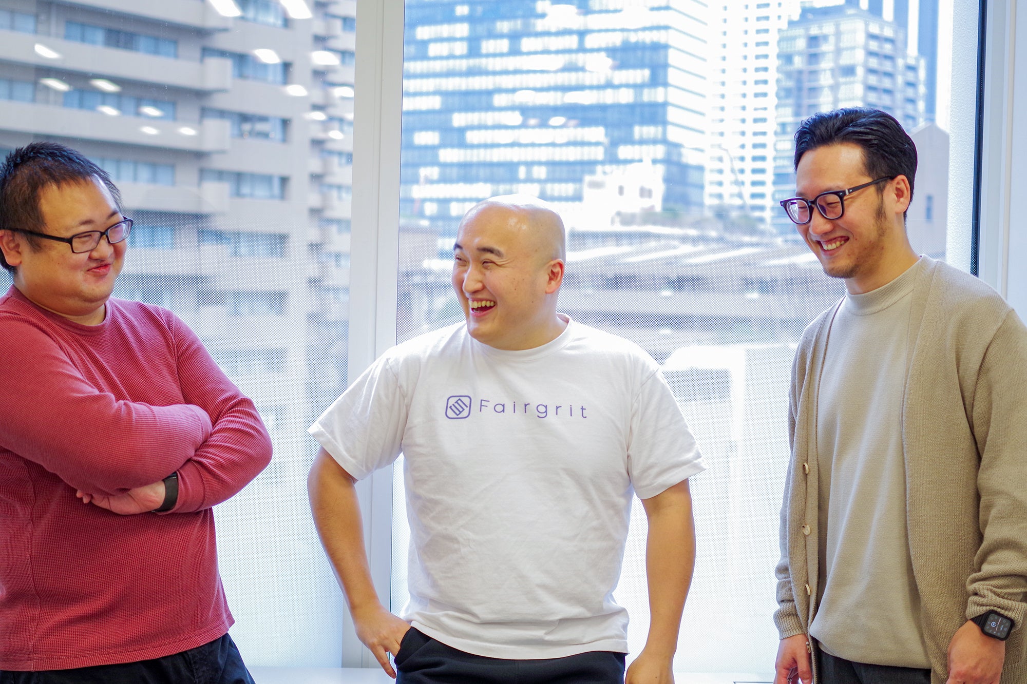 2023年12月01日からの体制（右から北岡、河井、早川）