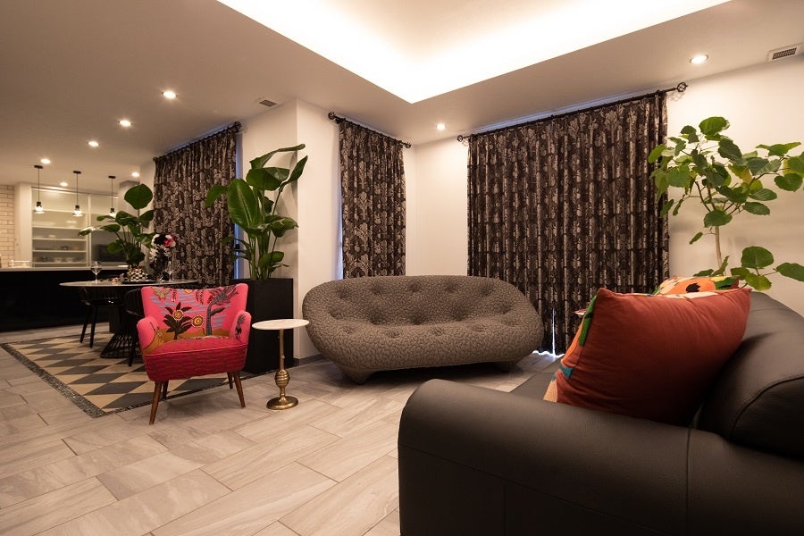 モデルルーム15号棟リビングダイニング