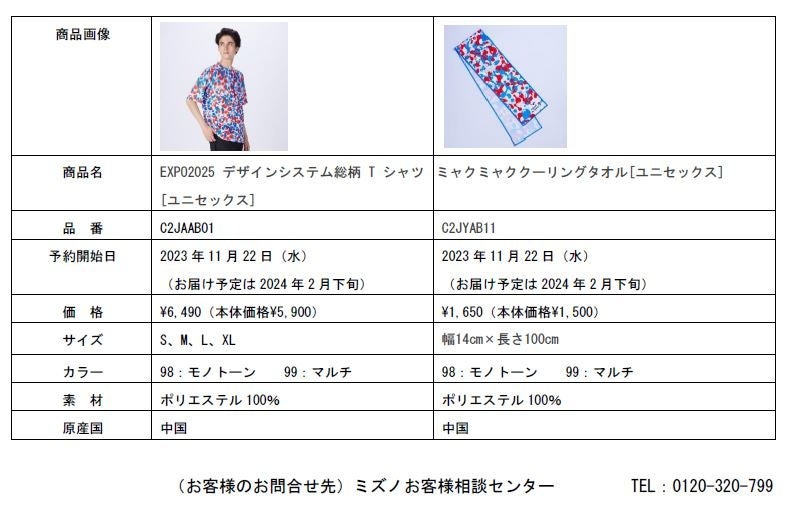 ミズノから初めて「2025大阪・関西万博公式ライセンス商品」発売