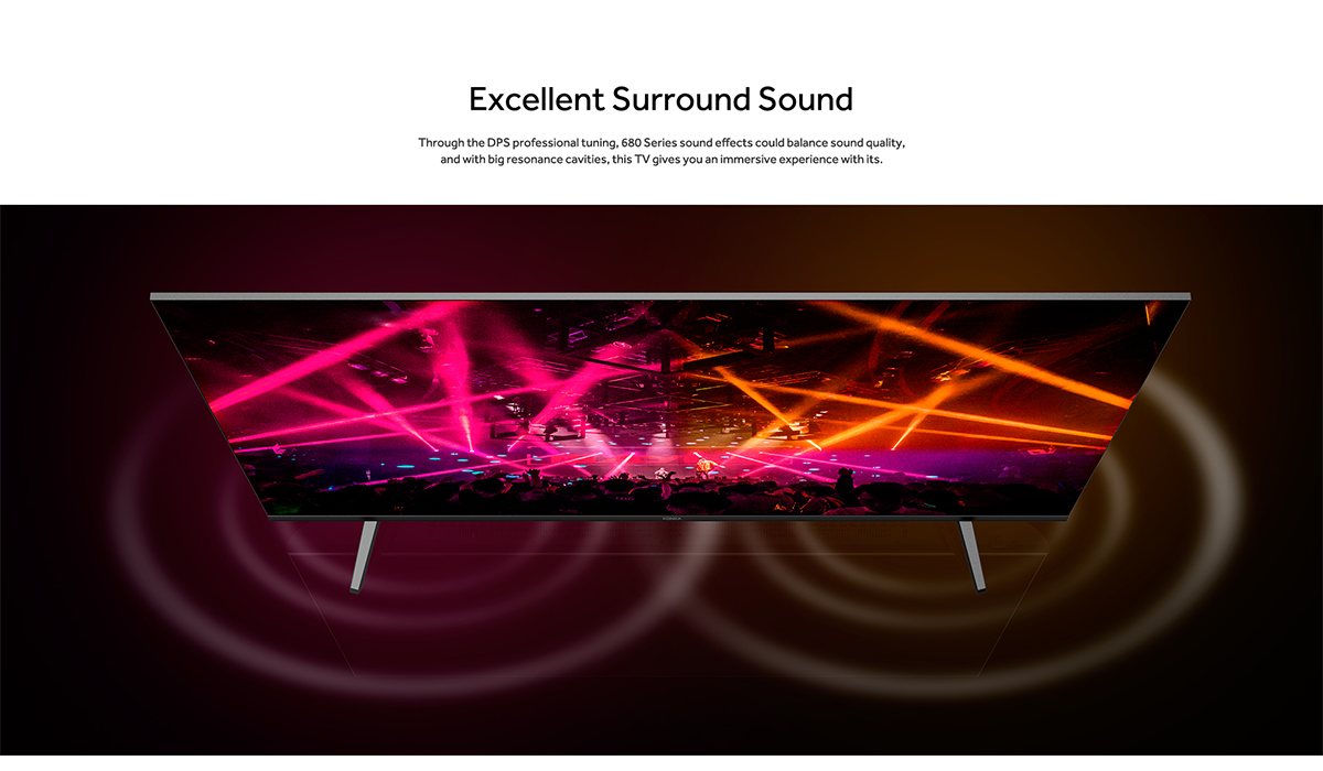Dolby Audio搭載で臨場感溢れるサウンド