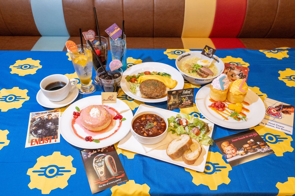 「Fallout™」コラボカフェがTOWER RECORDS CAFE 表参道店でオープン!初公開の店内装飾とコラボメニューを紹介
