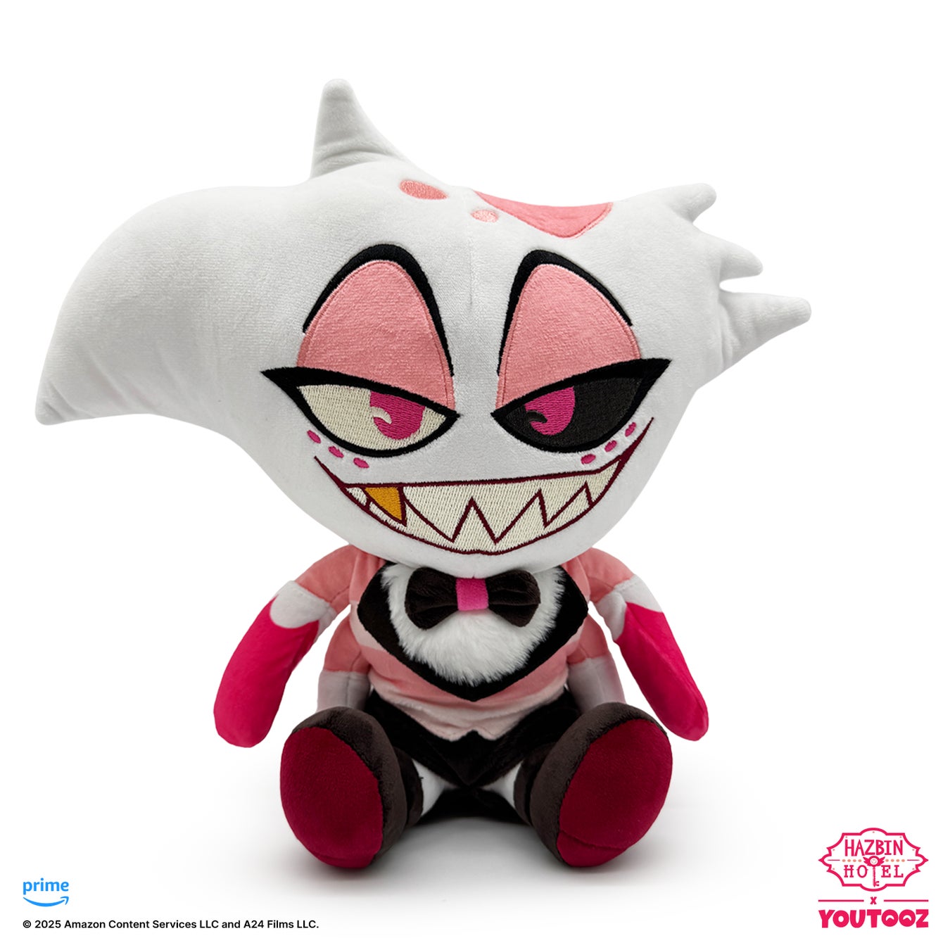 12個セット ハズビンホテル アラスター ぬいぐるみ ハズビン・ホテル』公式 Youtoozぬいぐるみ発売決定。2025年3月