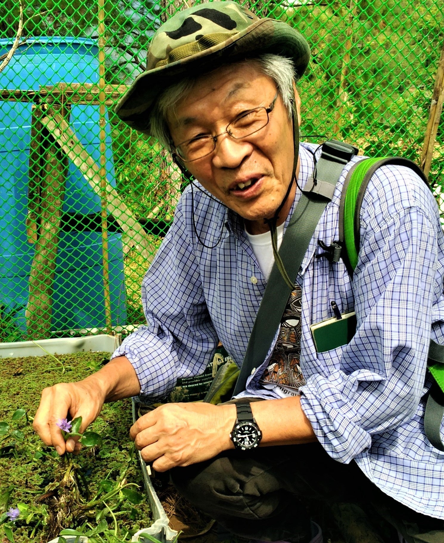 「日本雁を保護する会」の呉地会長