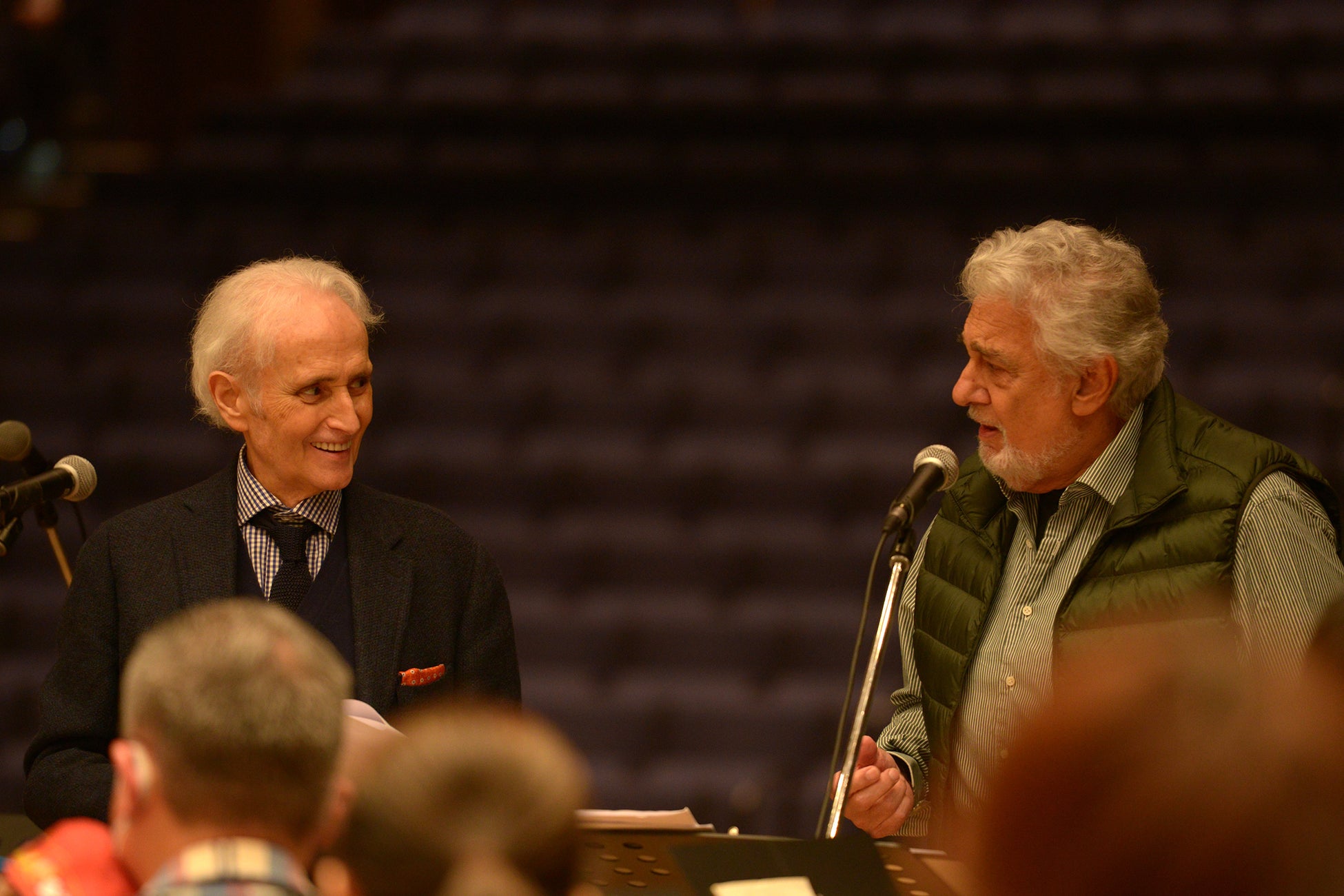 カレーラス(左)とドミンゴ。テイト・コーポレーション提供