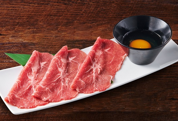 真紅のミスジ焼きすき