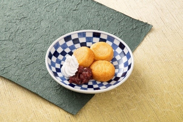 有機サツマイモのポテトもち　あんこ＆ホイップ