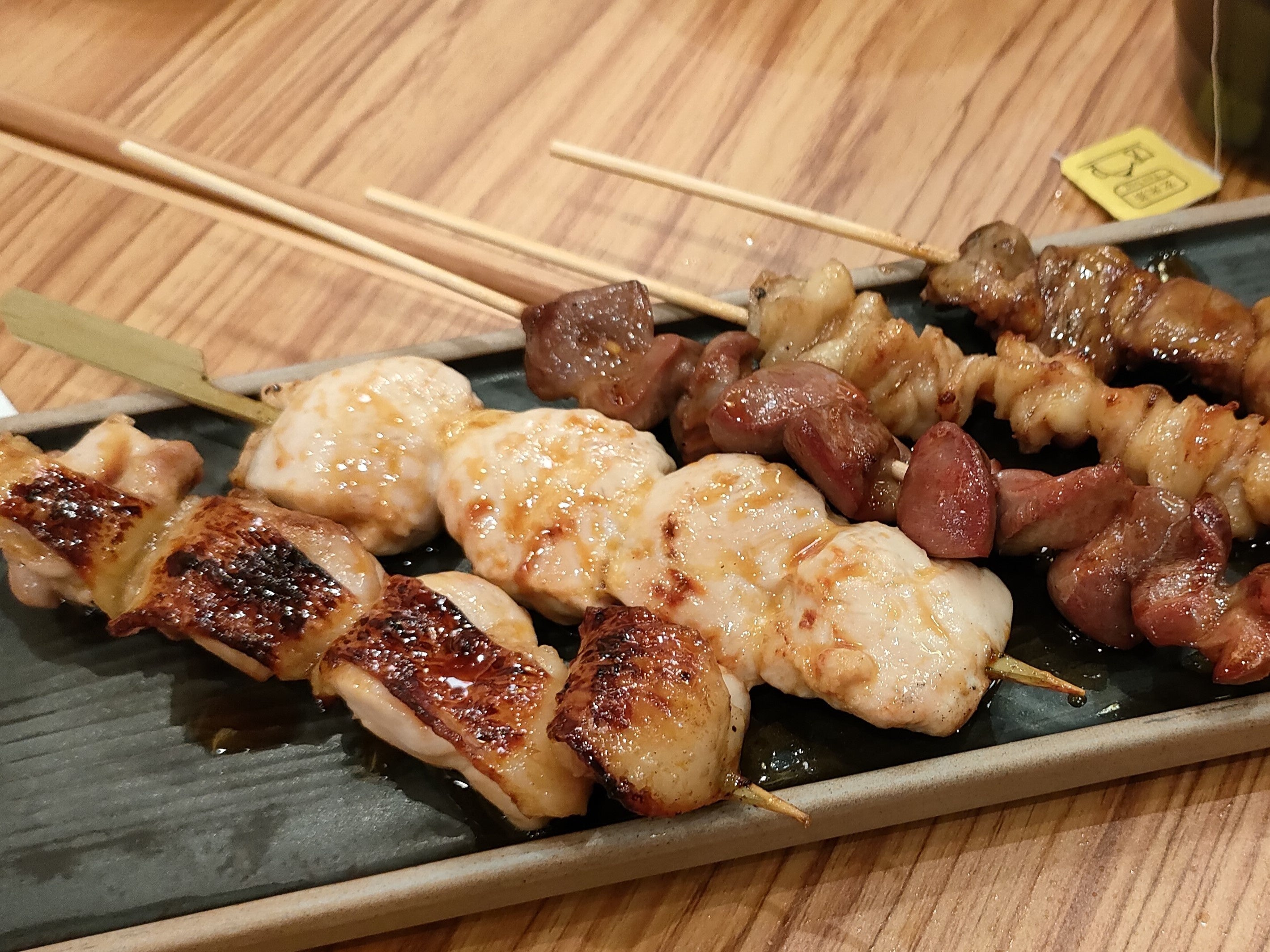 清遠地鶏 おまかせ焼き鳥5種盛り