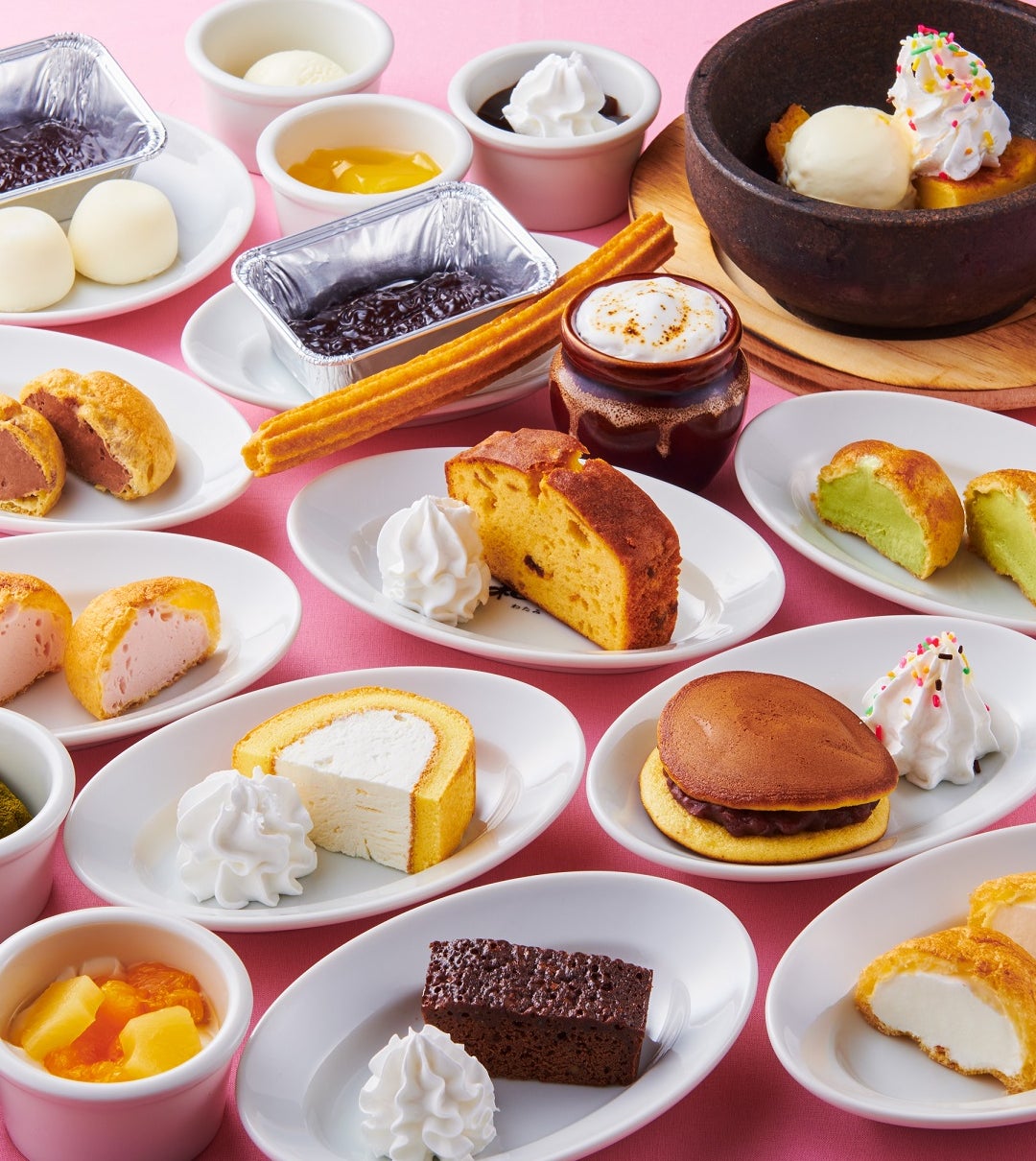バラエティ豊富なデザート