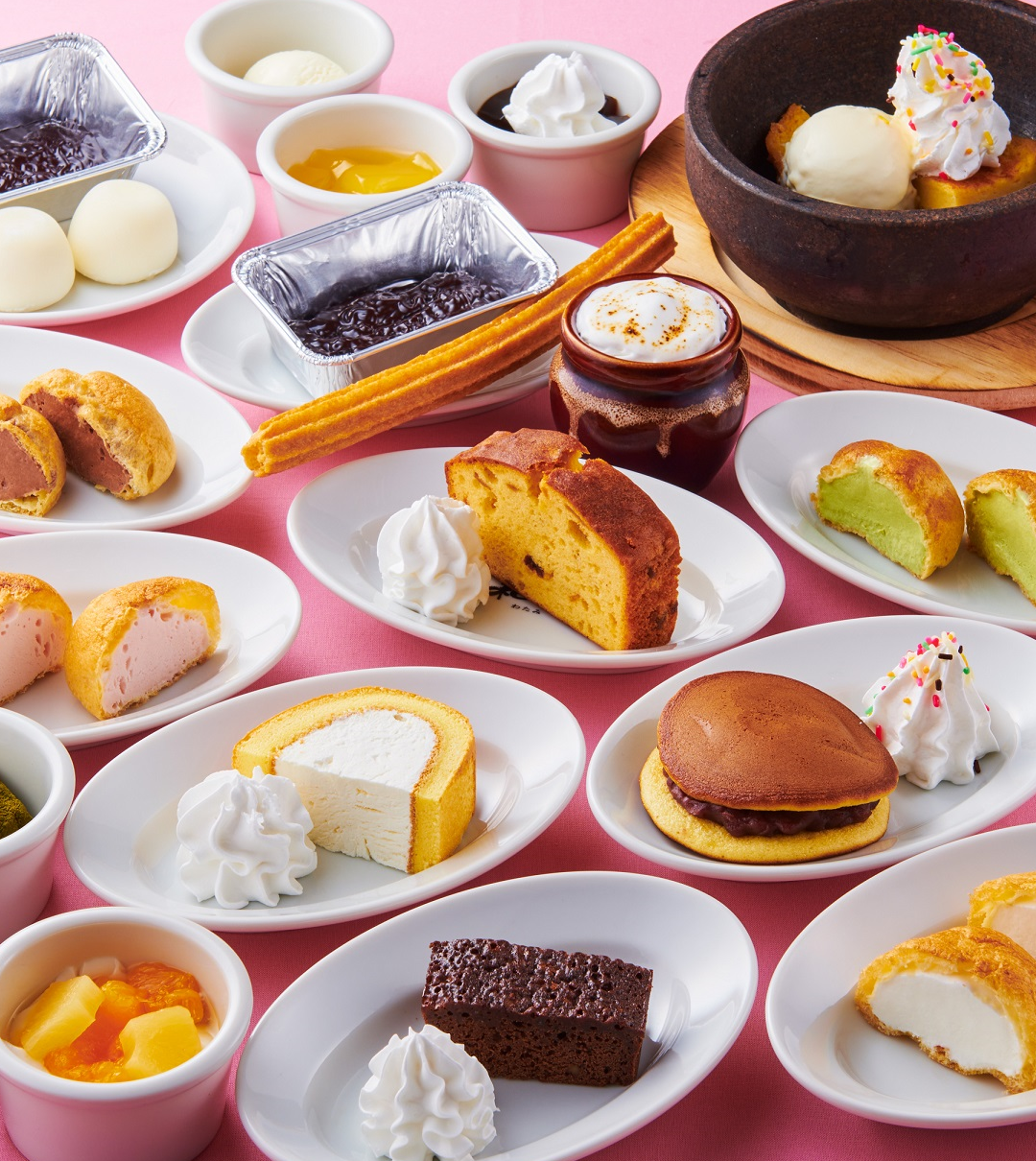 バラエティ豊富なデザート
