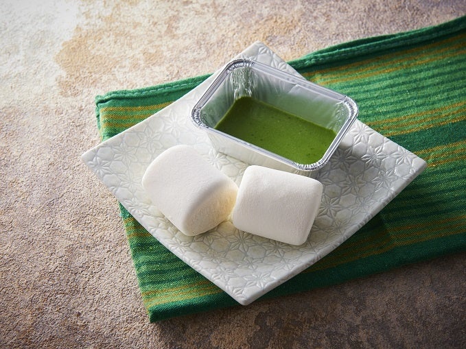 メガマシュマロ&抹茶ミルクフォンデュ