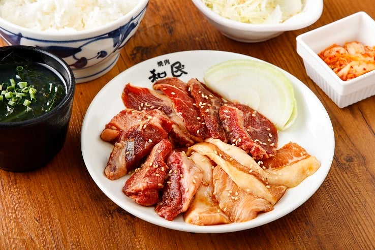 大盛焼肉ワタミカルビ&ロース&トントロランチ
