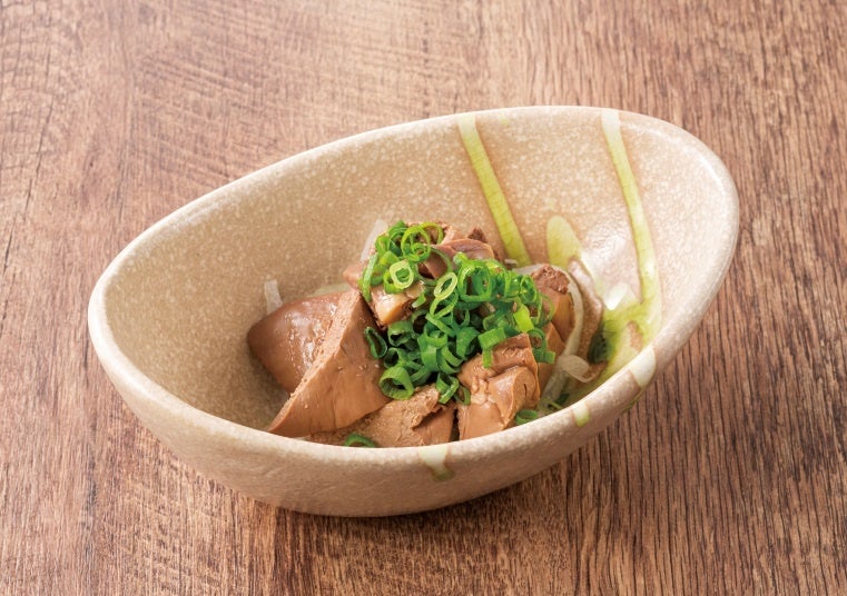 おつまみ鶏レバーのたまり漬け　299円税抜（328円税込）