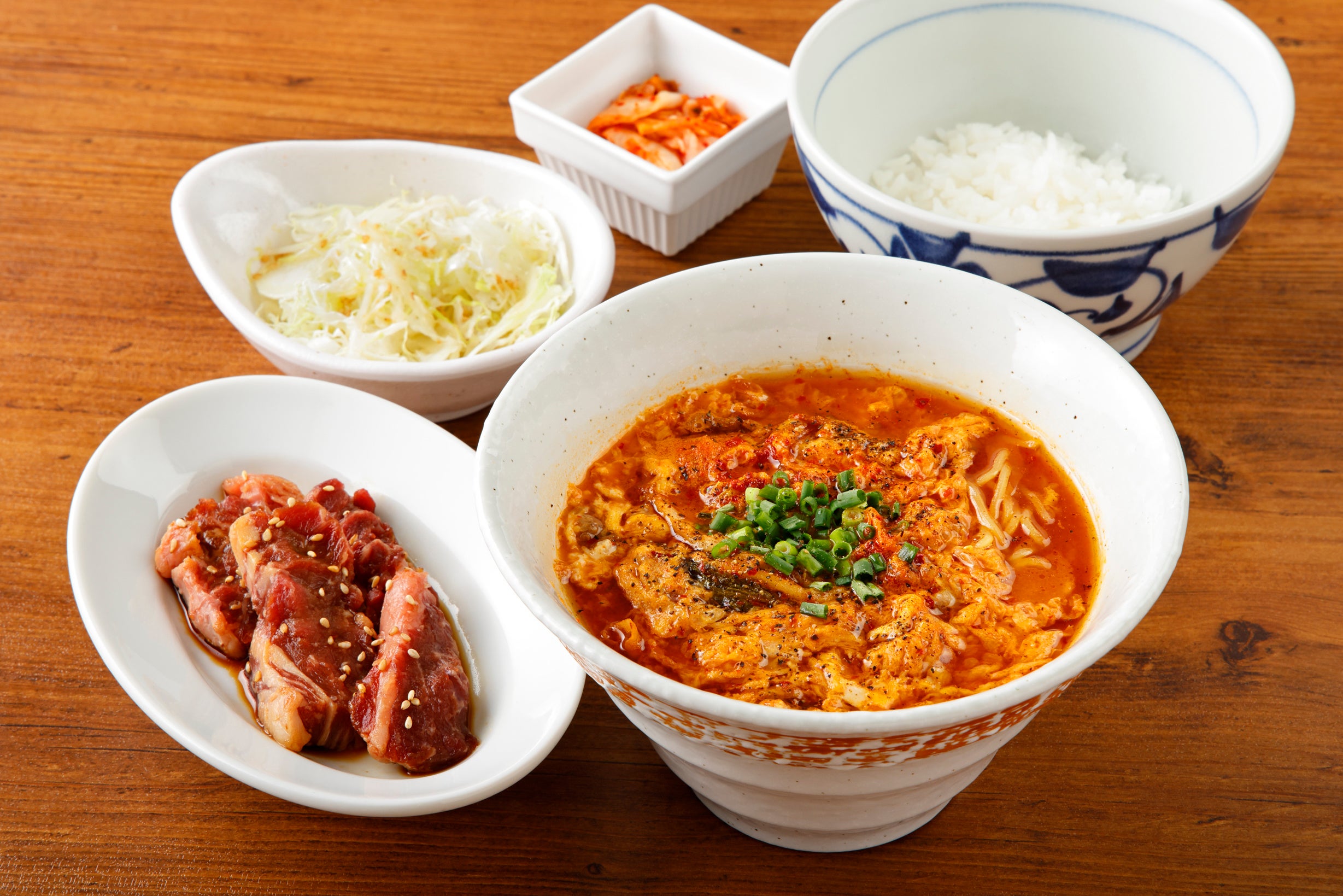 「カルビラーメン&ワタミカルビ」セット