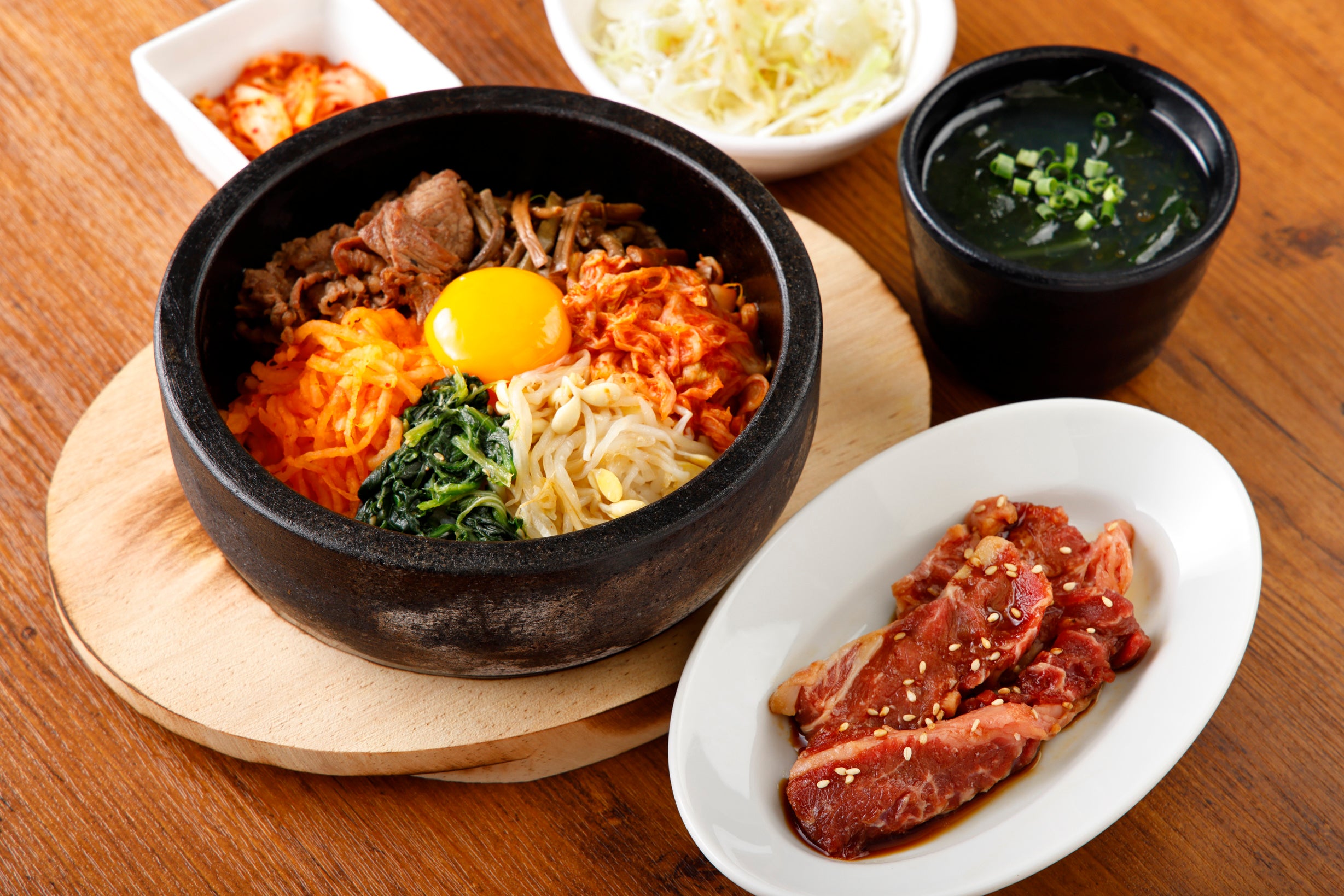 「石焼ビビンパ&ワタミカルビ」セット