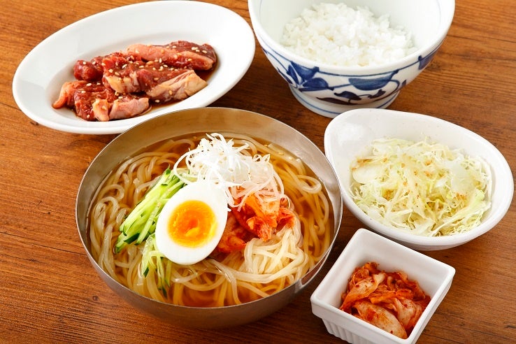 冷麺＆ワタミカルビセット（税込1,078円）