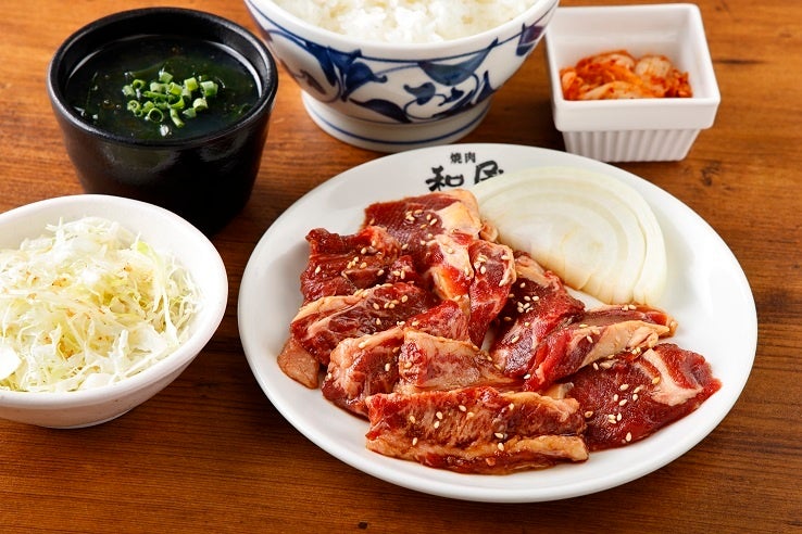 ワタミカルビ&ロースセット（税込1,078円）