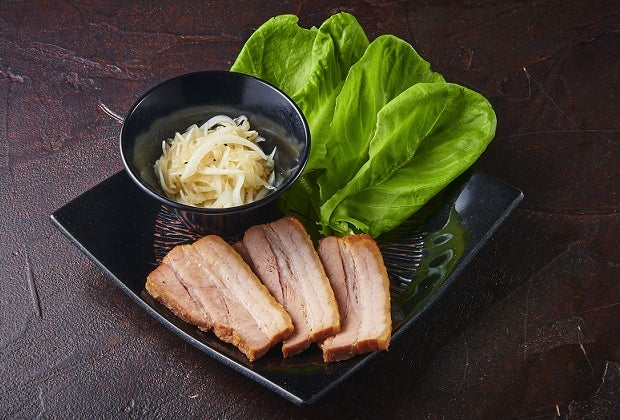 チャーシューのサムギョプサル風