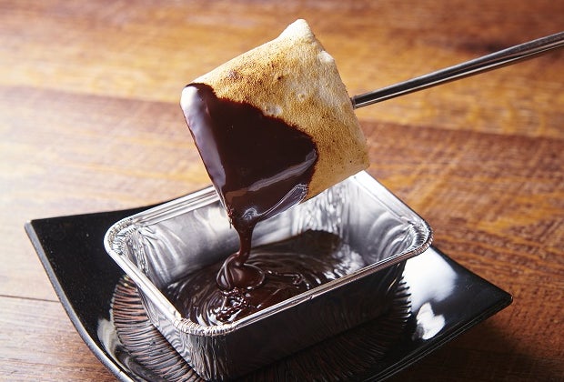 メガマシュマロ&チョコフォンデュ