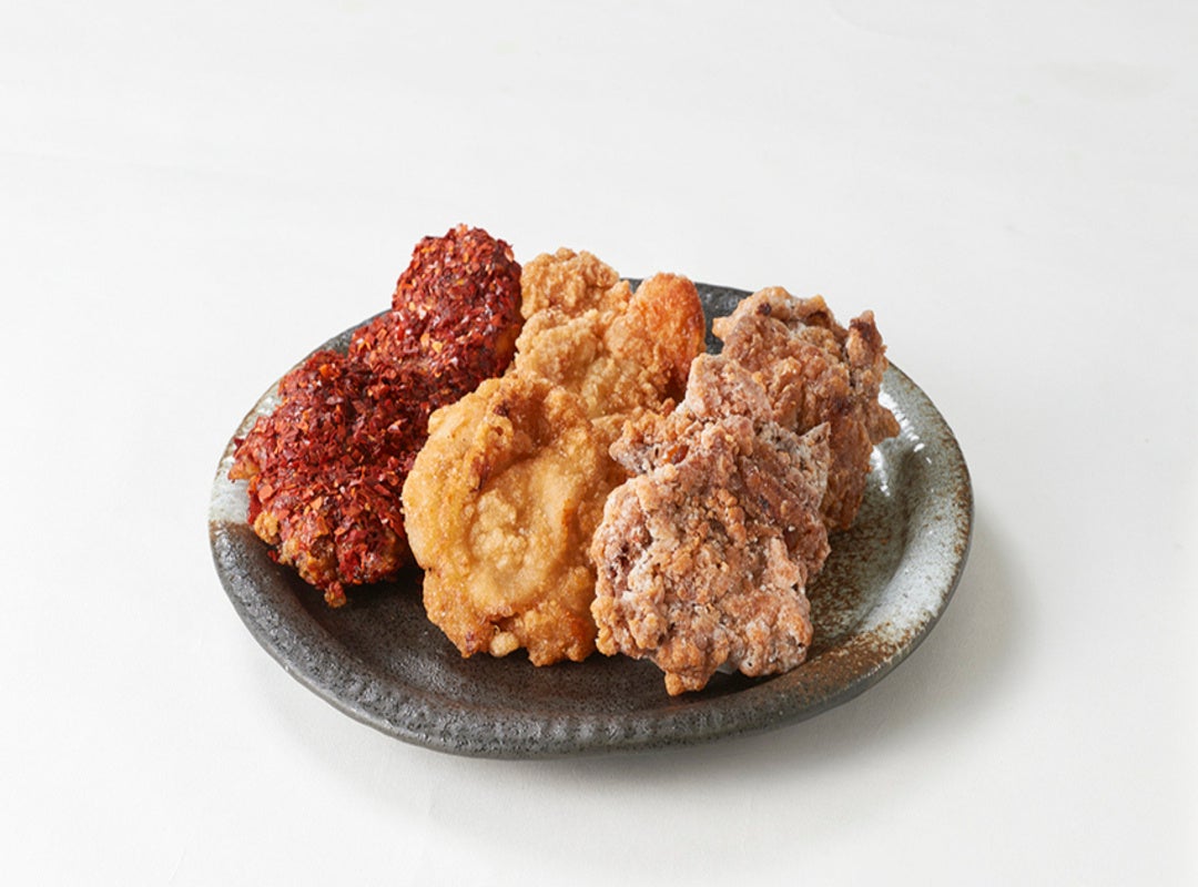 ３色のから揚げ