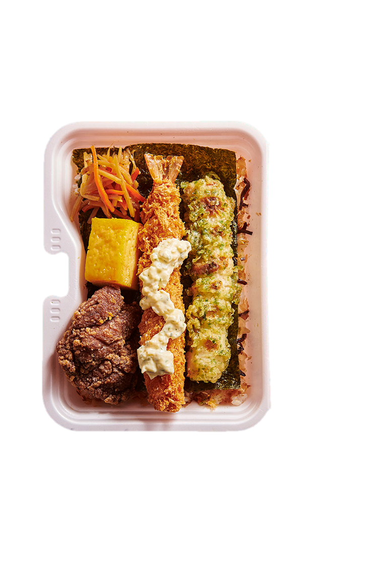 エビフライのり弁