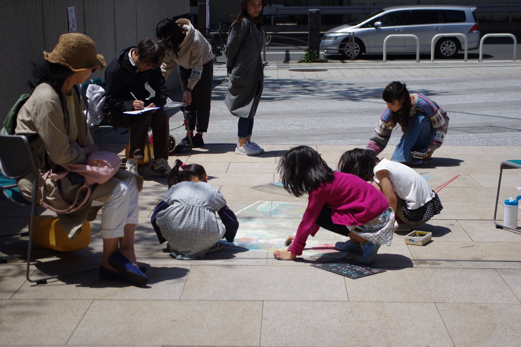 チョークアート体験２