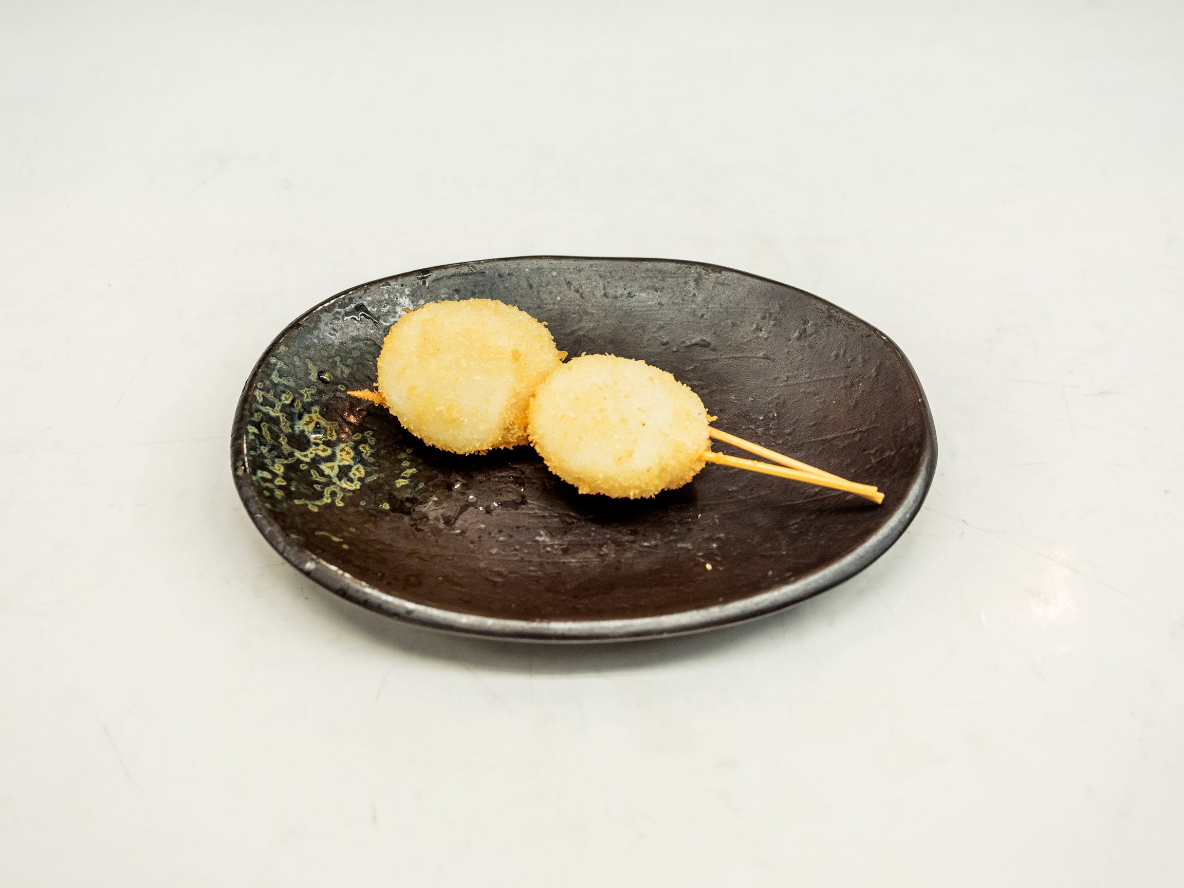 鳥メロ＿帆立のレア串揚げ