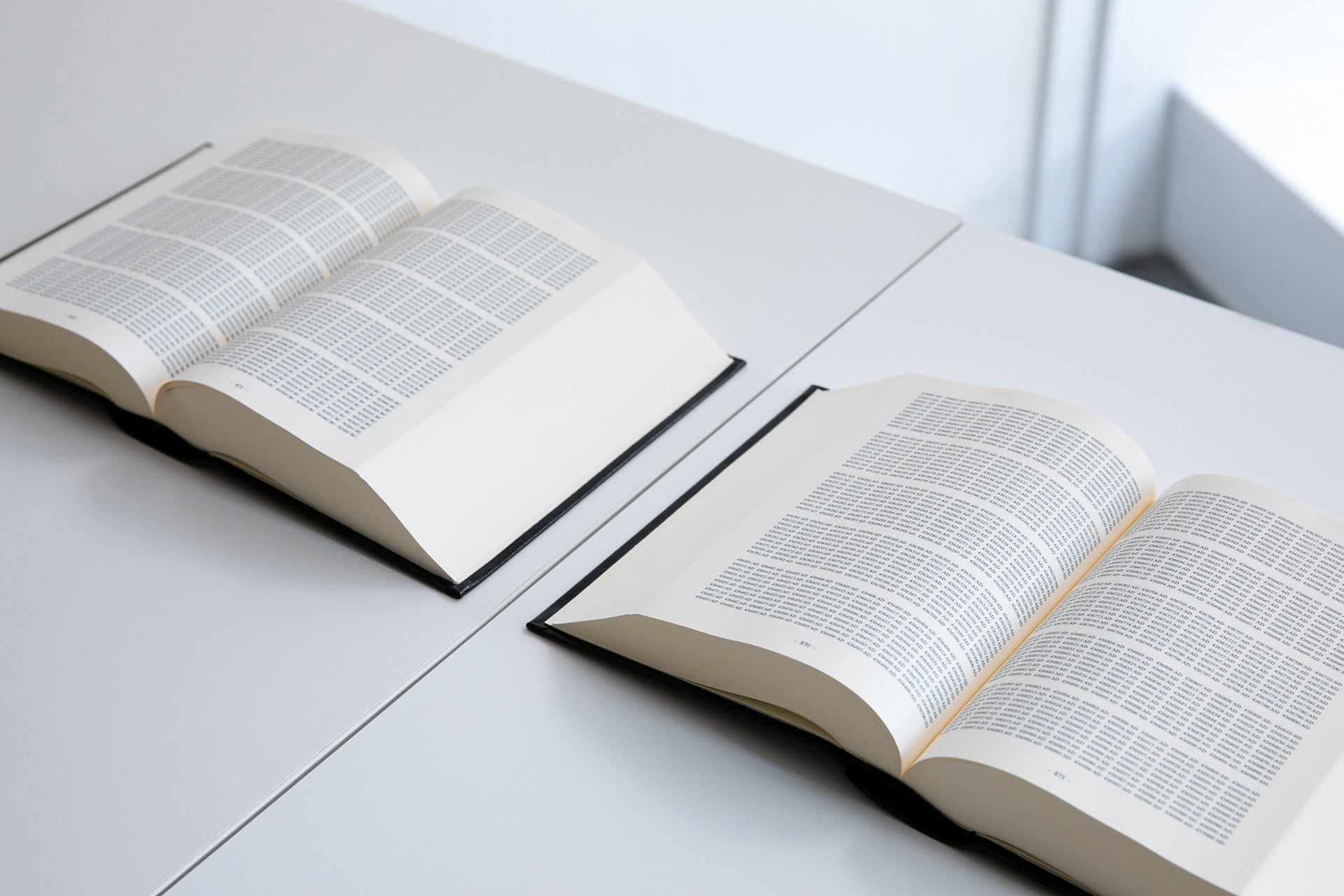 河原温《One Million Years》(1999)&nbsp;個人蔵（private collection）