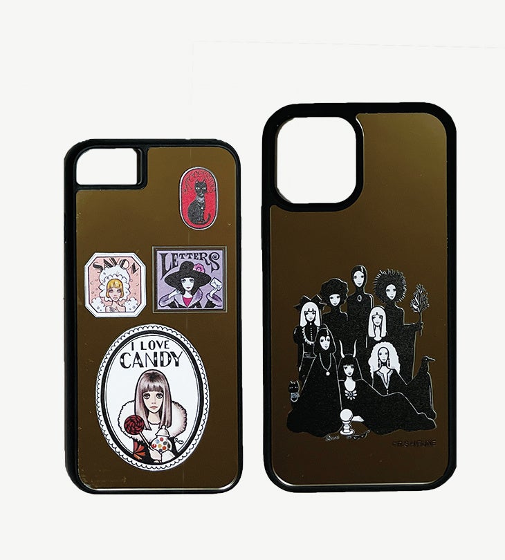 ミラーパネルiPhoneケース各3,080円