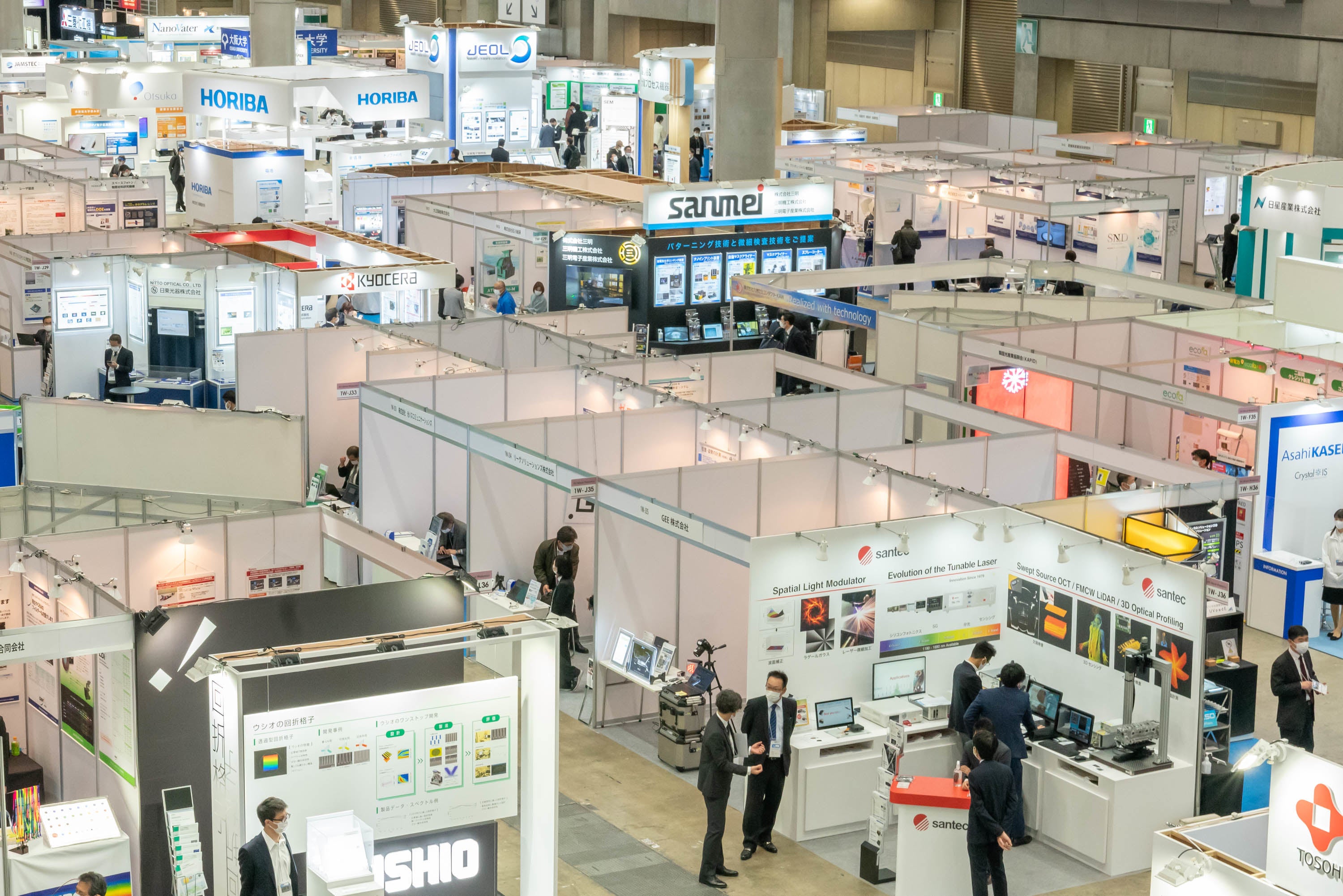 nano tech2021の会場の様子