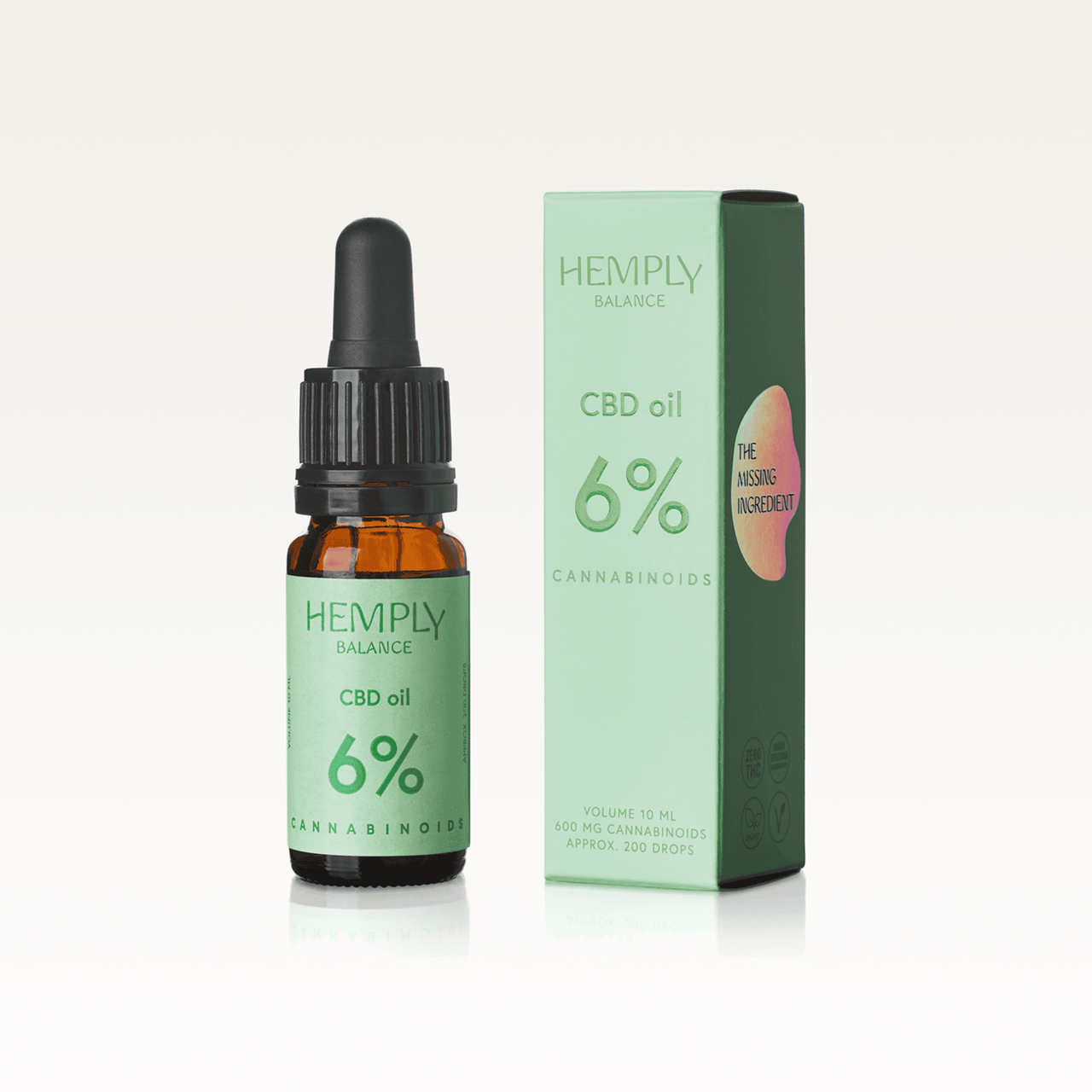 Hemply Balance オーガニックCBDオイル 6% 600mg 価格¥8,800 税込