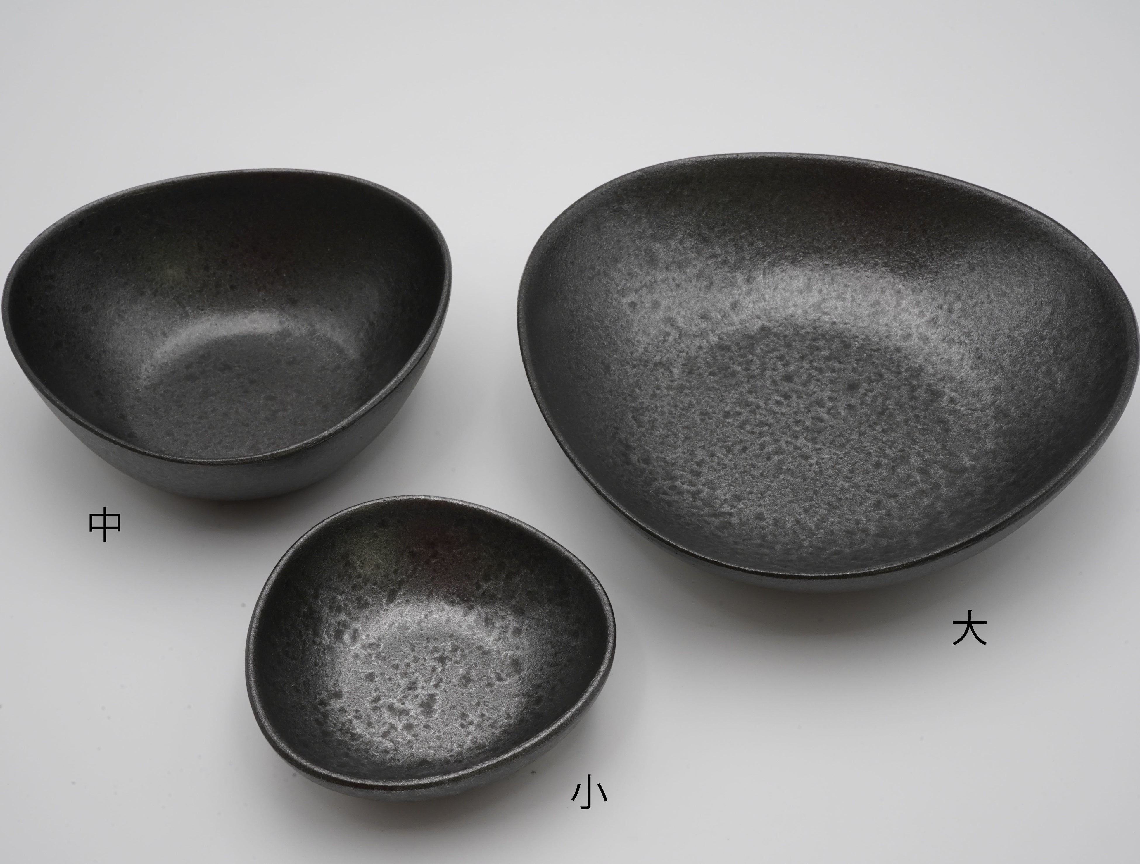 むすびボールの各サイズ