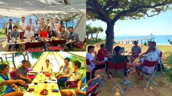 自然を体感できるサミット会場(2019年10月)