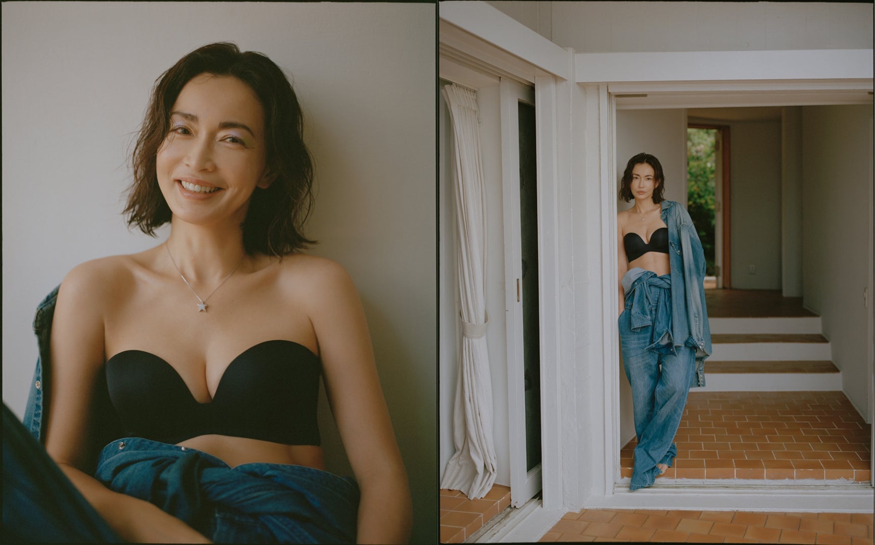 長谷川京子によるランジェリーブランド「ESS by」より着け心地に 長谷川京子によるランジェリーブランド「ESS by」より着け心地に