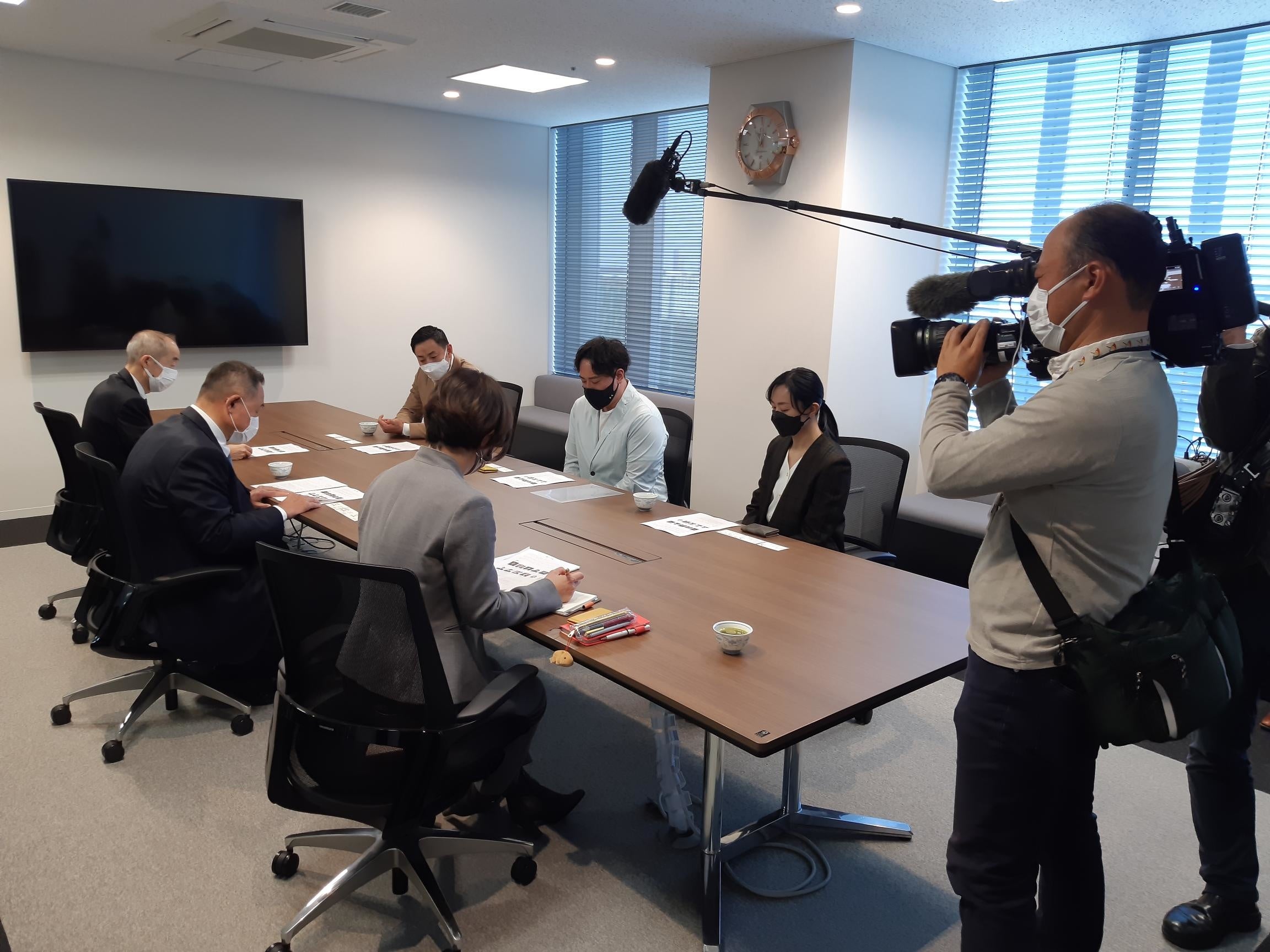 JOC（日本オリンピック委員会）との会合の様子