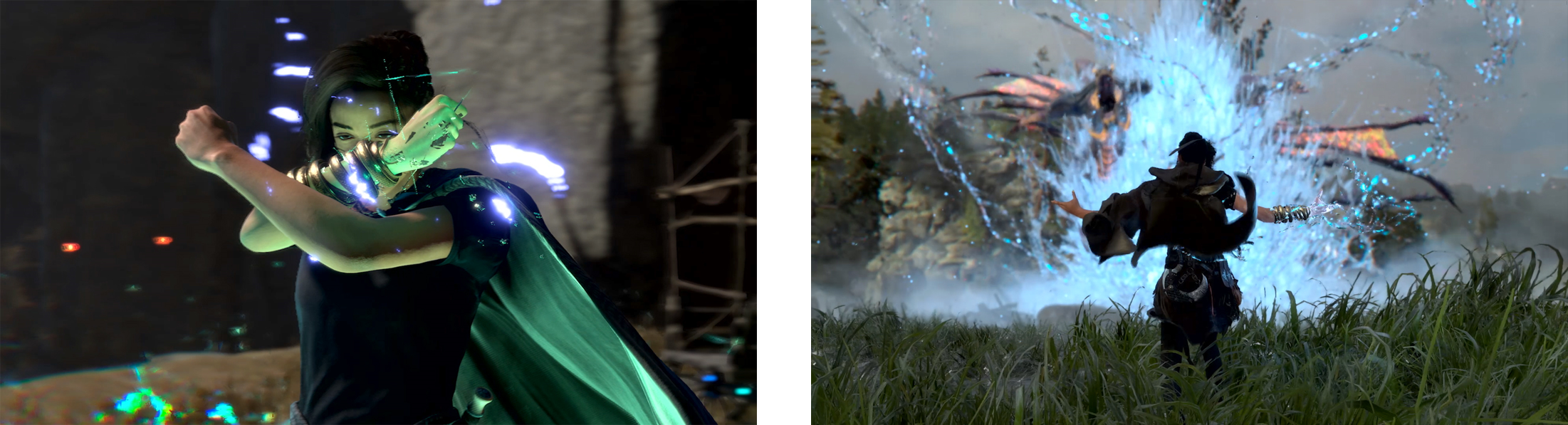 左：ストーリー編　右：バトル編